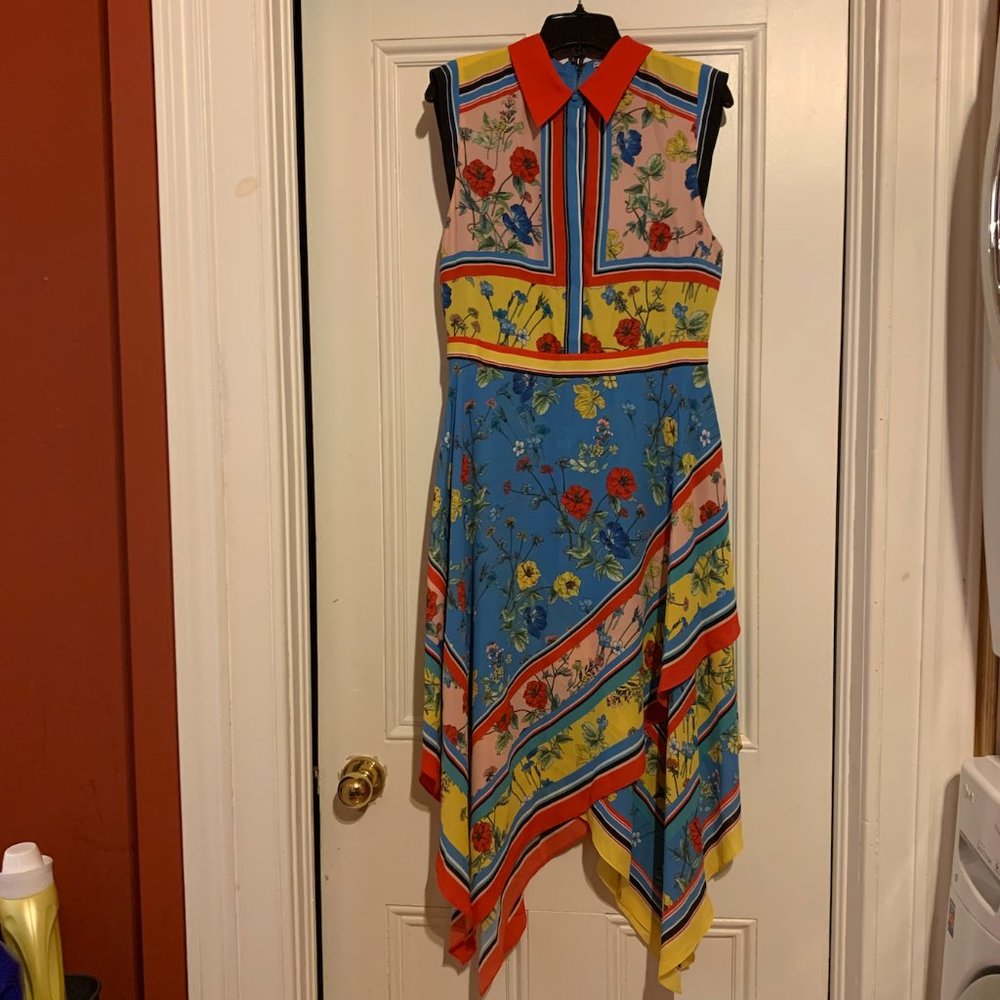 Alice + Olivia Farrah Collared Dress NWOT